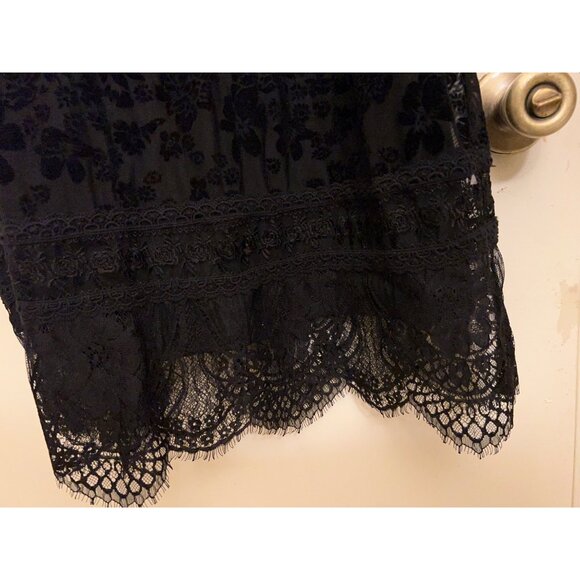 Ethereal/ Womens/Lace Boho Fairy/ Dress Sz Medium Black - Picture 4 of 16